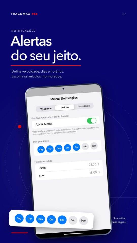 App TrackMax PRO: Alertas